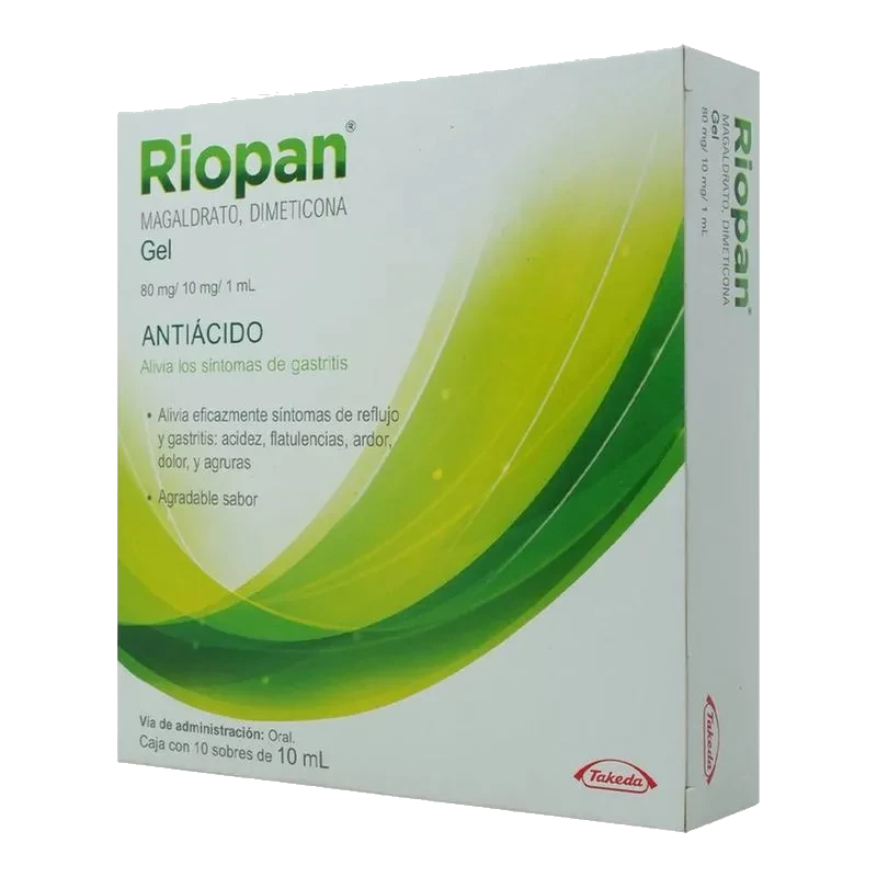 RIOPAN 80/10MG/1ML SOBRES C/10-10ML *NYC*