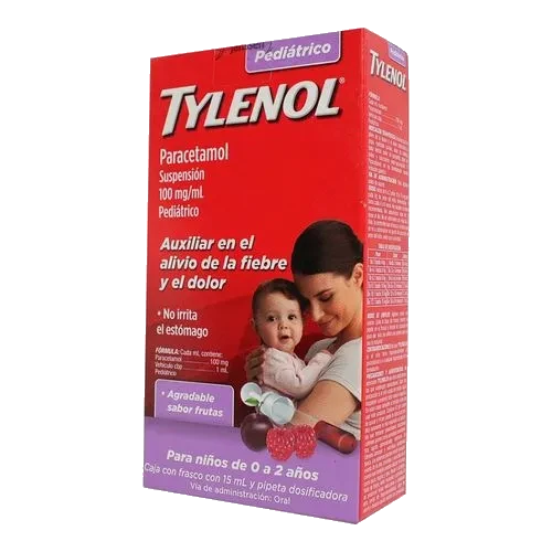 TYLENOL PED 100MG/1ML GTS 15ML *JAN* SABOR CEREZA