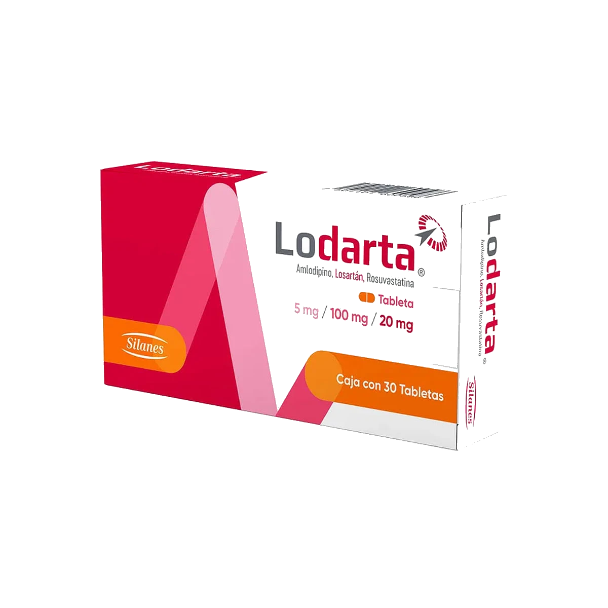 Lodarta 5/100/20 Mg 30 Tabletas