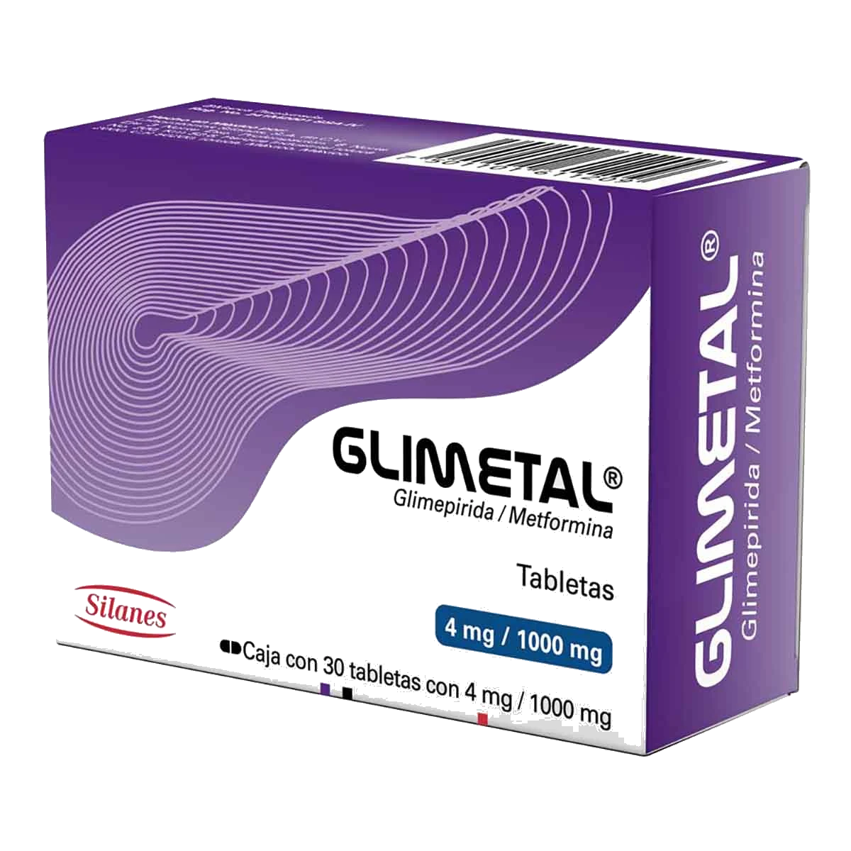 Glimetal 1000/4 Mg 30 Tabletas
