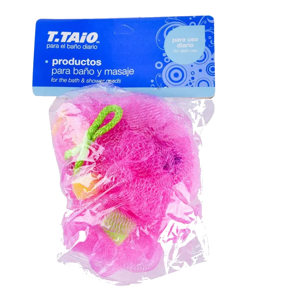 Esponja Flor Para Baño T.Taio Con Jabón
