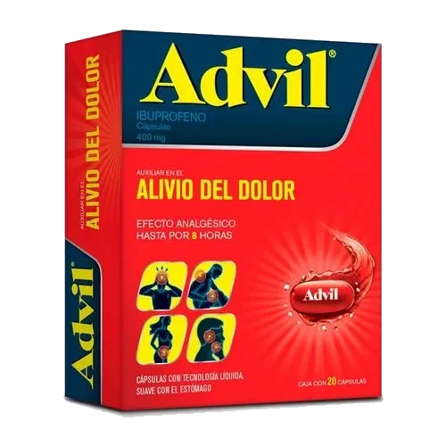 ADVIL 400 MG 20 CAPS