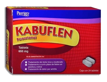 PARACETAMOL 650MG (KABUFLEN) 24TABS