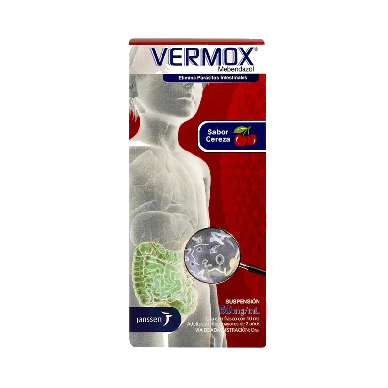 VERMOX 1 DIA 60 MG SUSP 10 ML