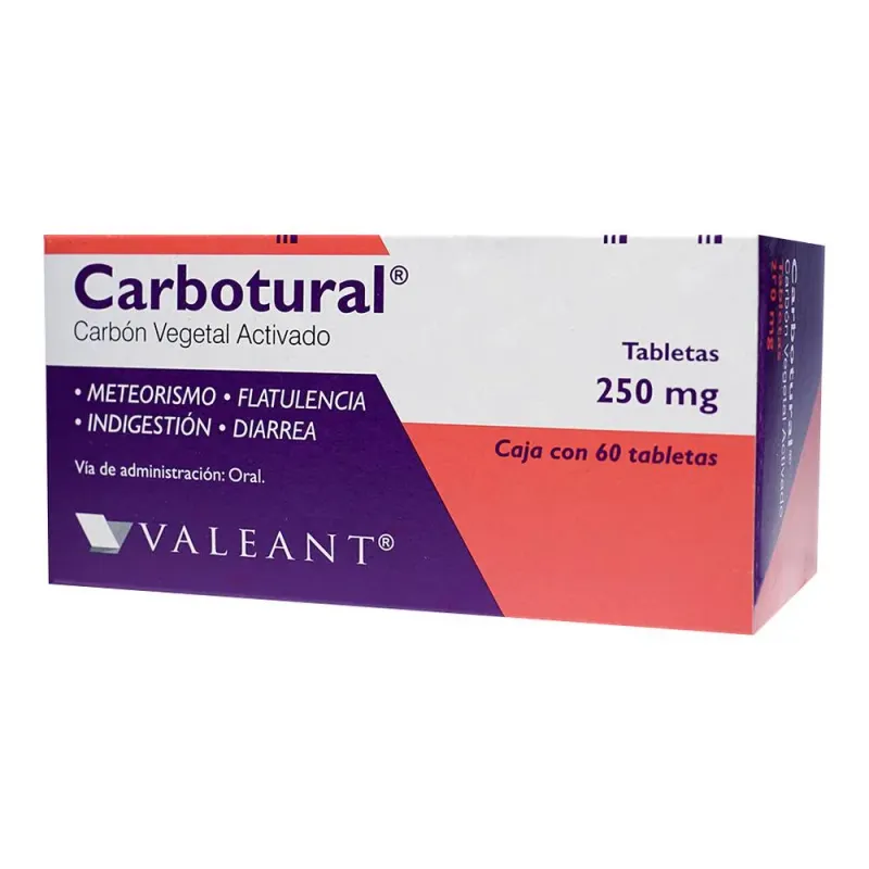 CARBOTURAL 250 MG 60 TAB