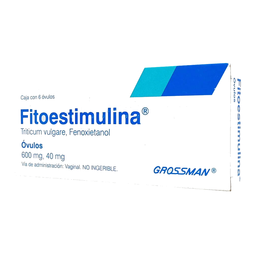 FITOESTIMULINA 600/40MG OVULOS C/6 *GRM**
