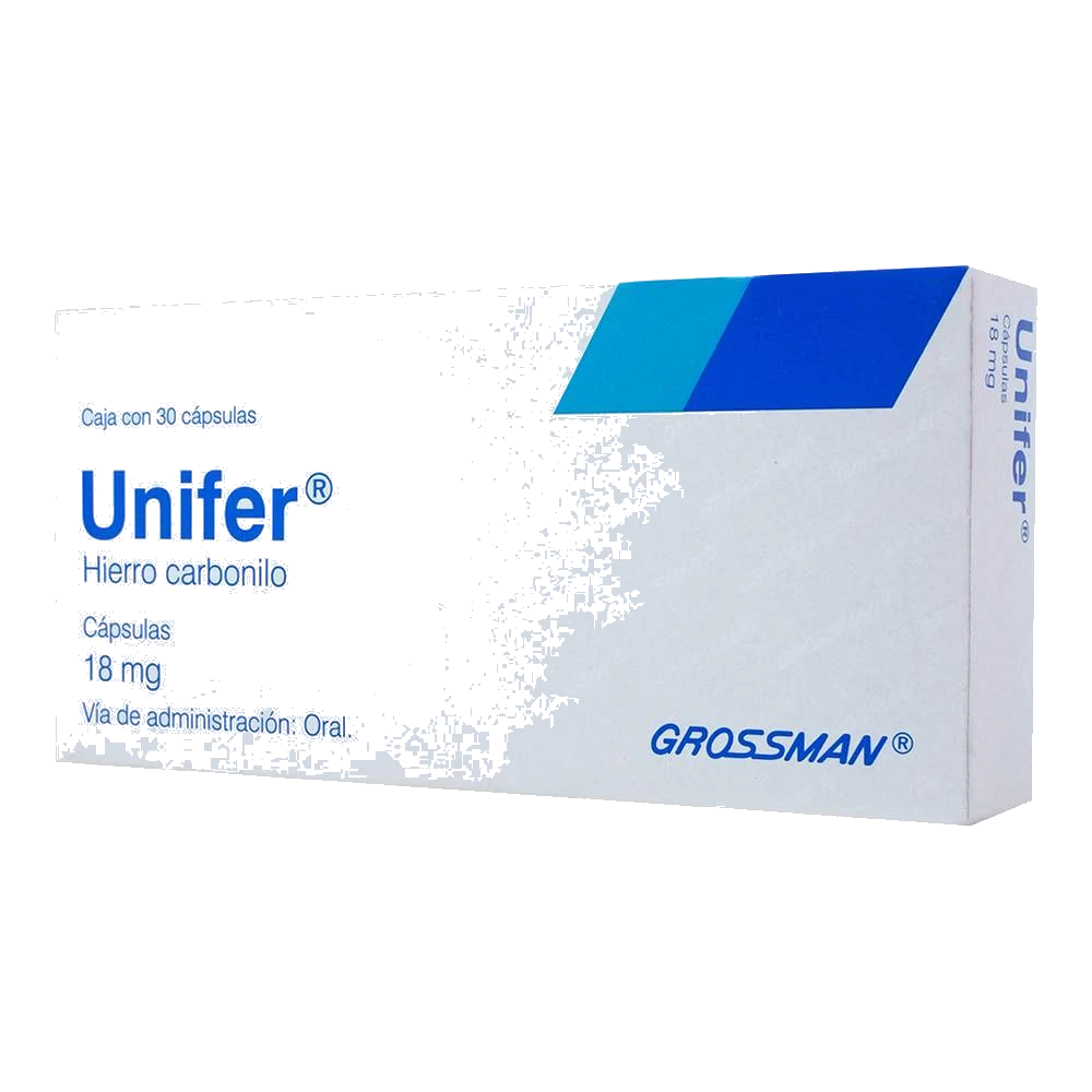 UNIFER 18MG CAP C/30 *GRM*