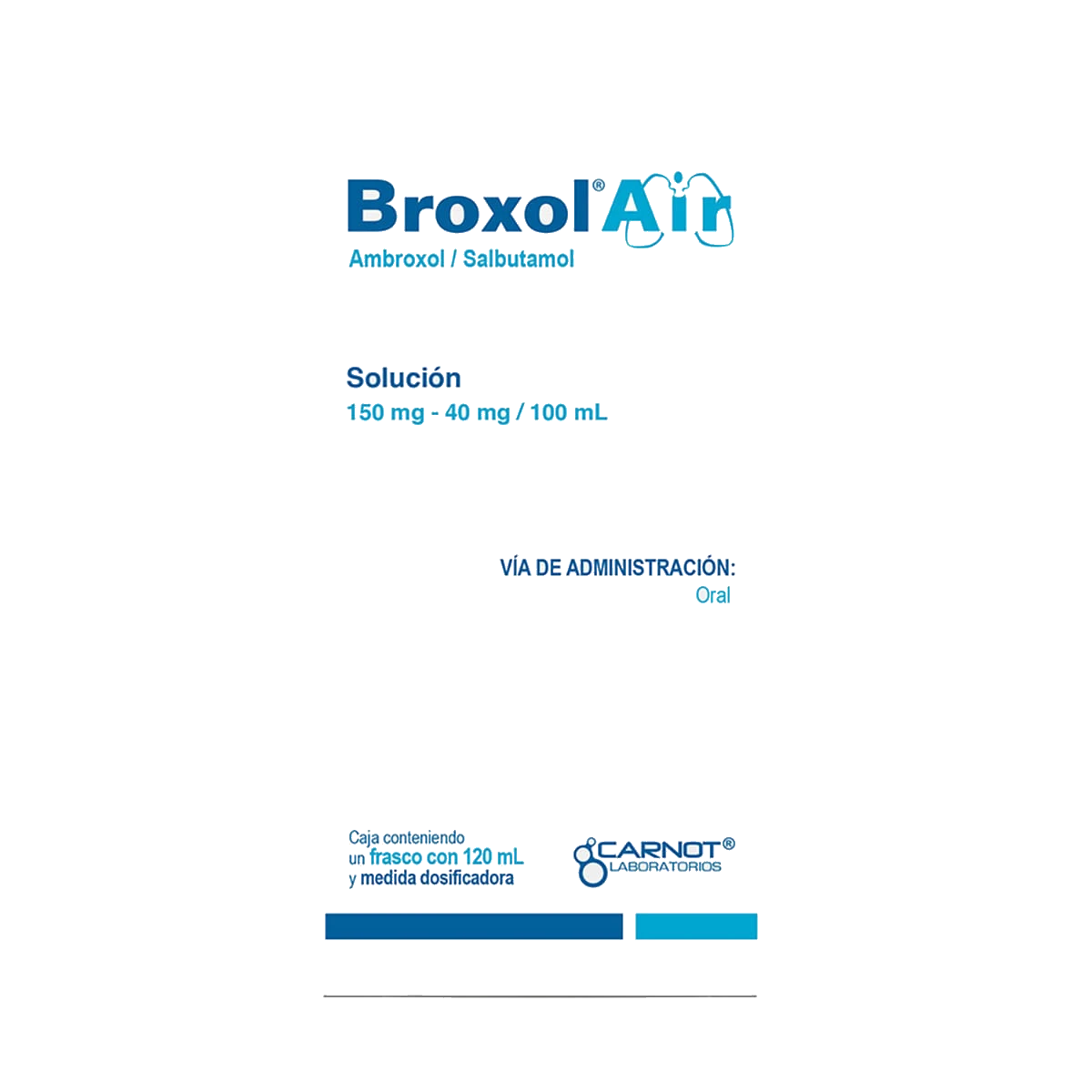 CADP 08-2027 BROXOL-AIR 150/40MG SOLUC 120ML *CAR*