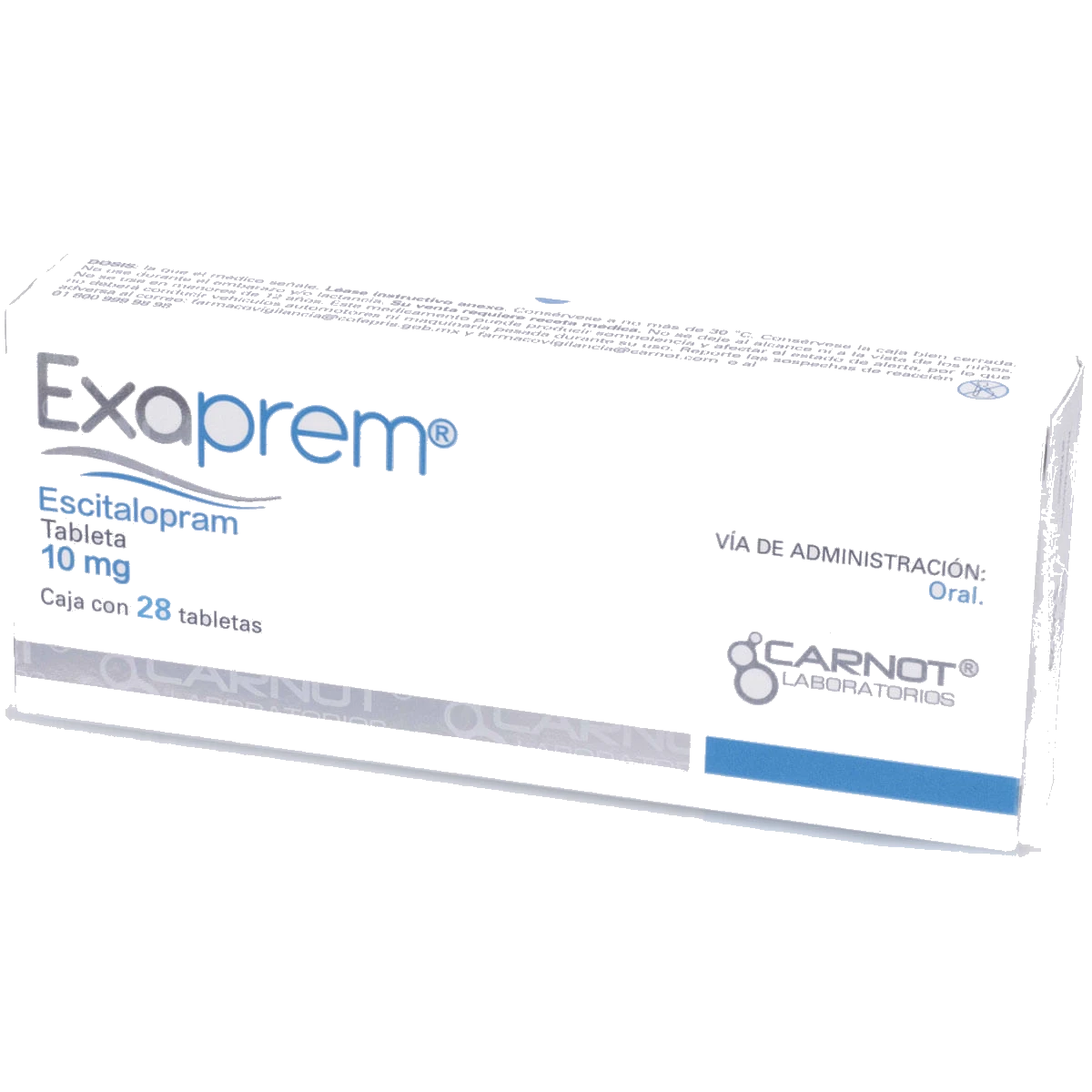 Exaprem 10 Mg 28 Tabletas