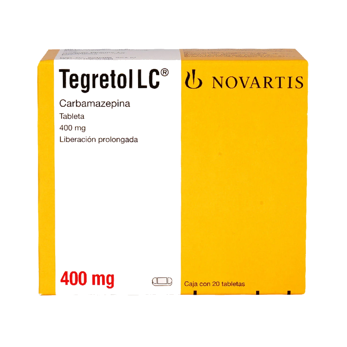 TEGRETOL LC DIV 400MG 20 TAB