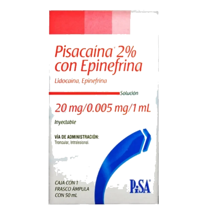 PISACAINA 2% C/EPINEFRINA