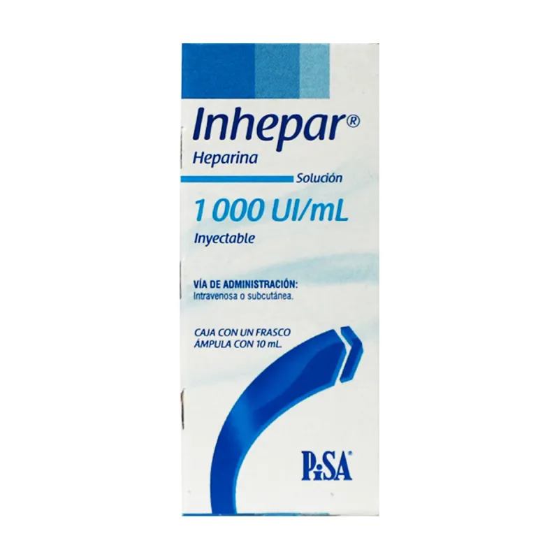 INHEPAR (HEPARINA 5000 UI/ML) 10ML SOL