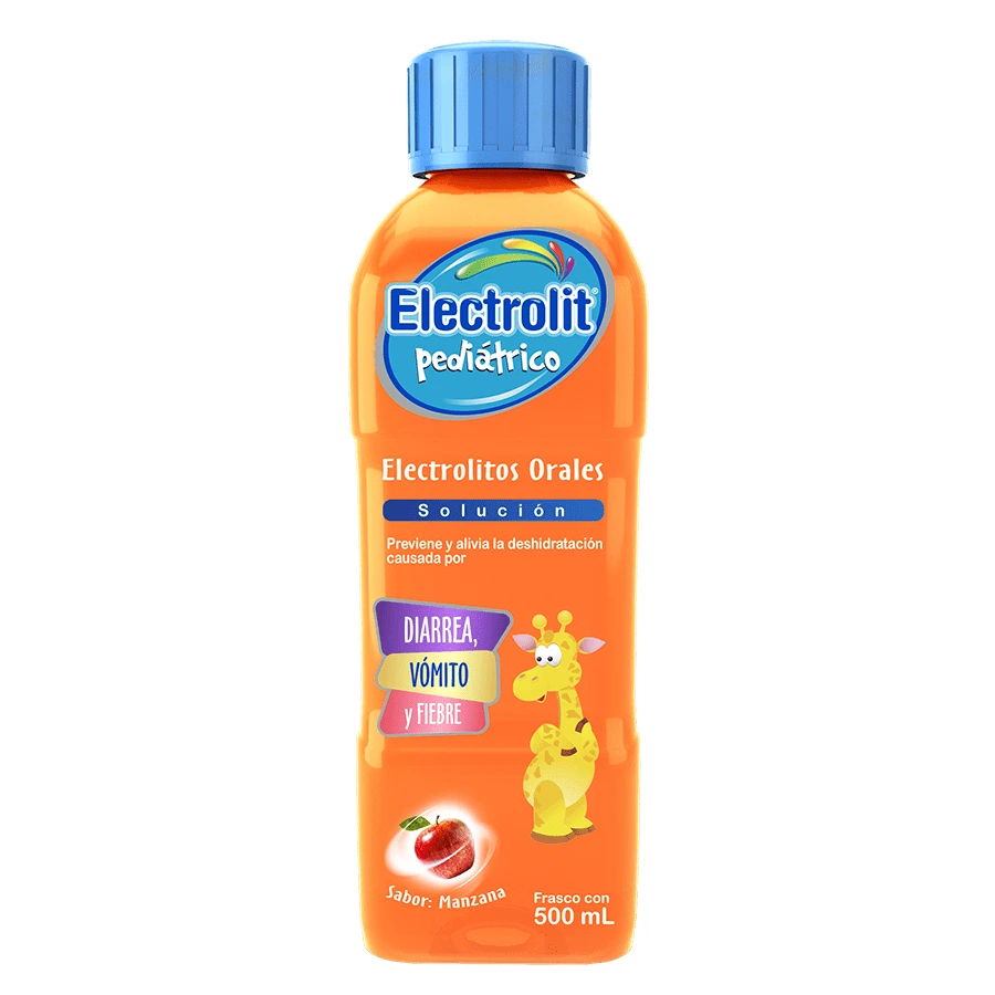ELECTROLIT PEDIATRICO MANZANA 500ML SOL