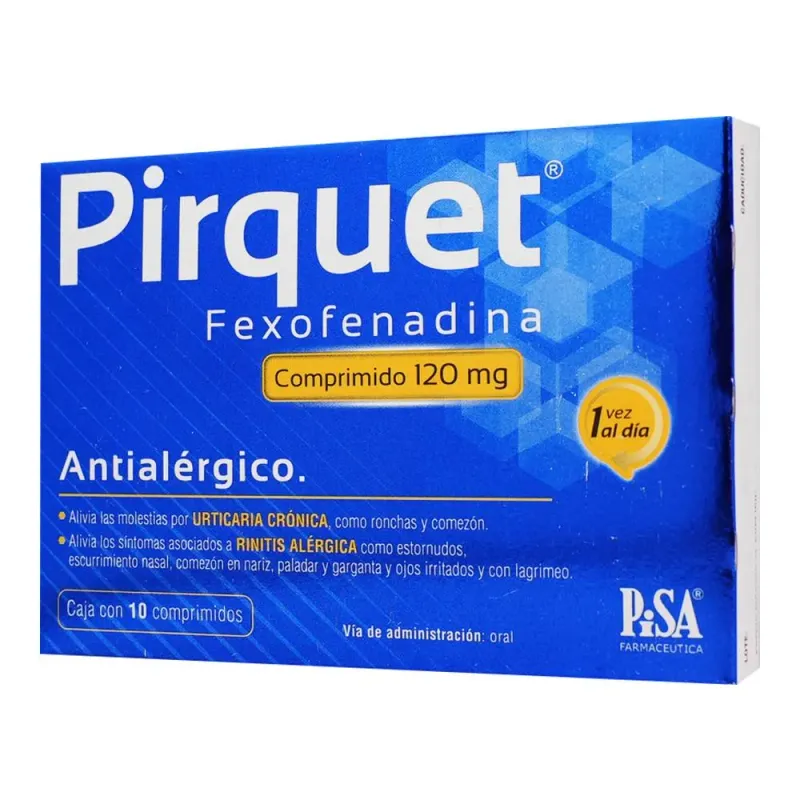 PIRQUET 10 COMP 120 MG