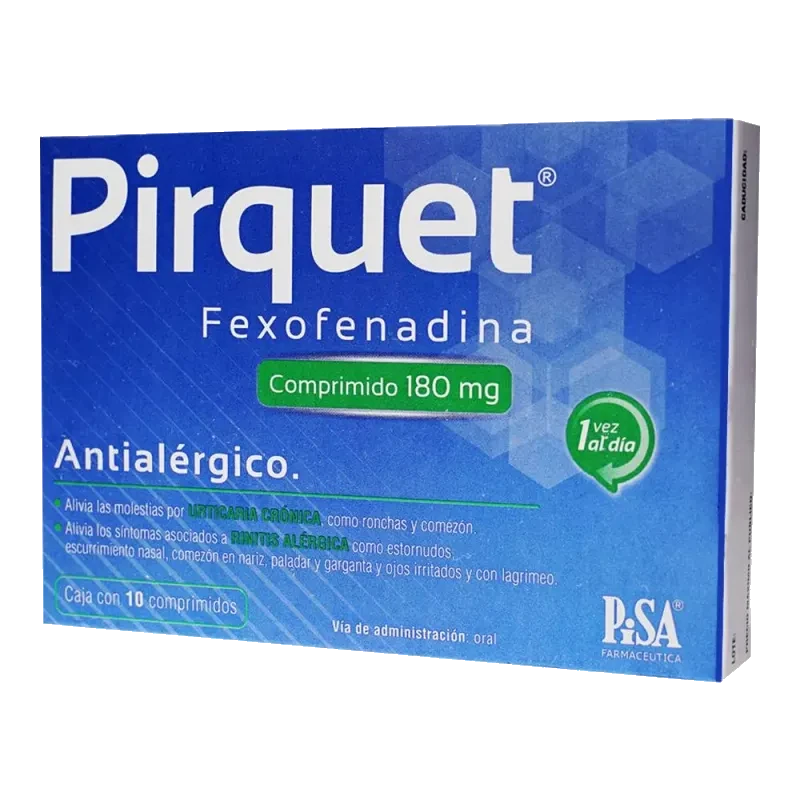 PIRQUET 10 COMP 180 MG