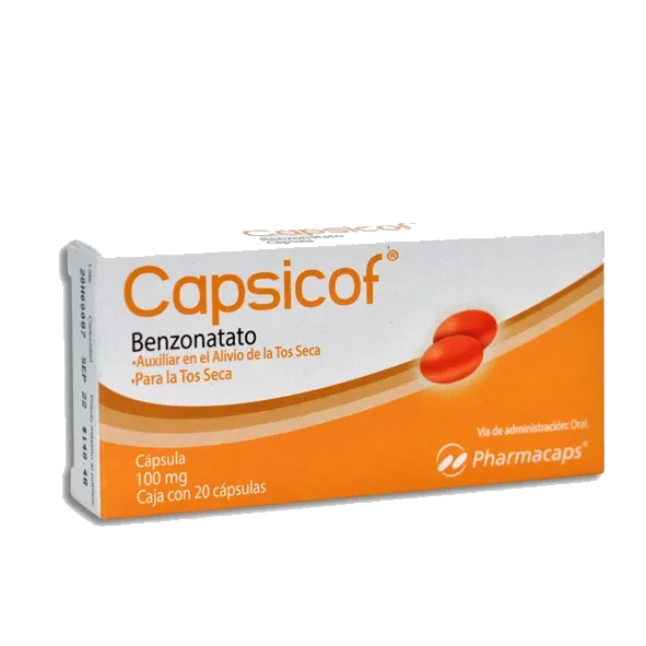 CAPSICOF (BENZONATATO 100MG) 20TABS