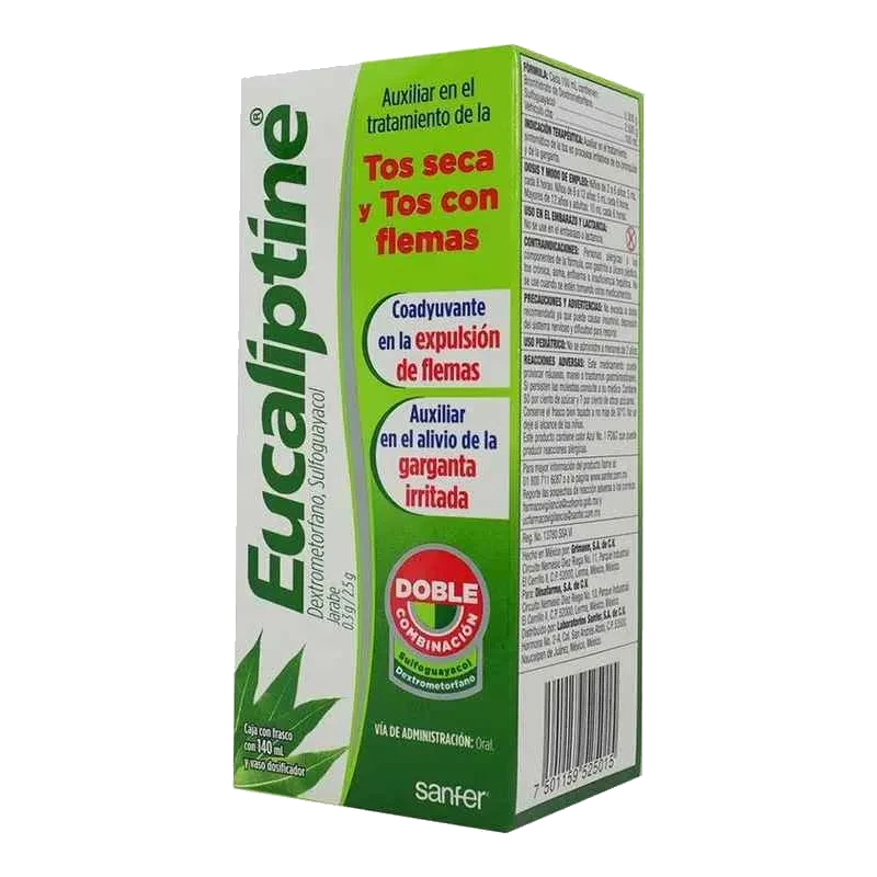 EUCALIPTINE 1 JAR 0.3G/2.5G 140 ML