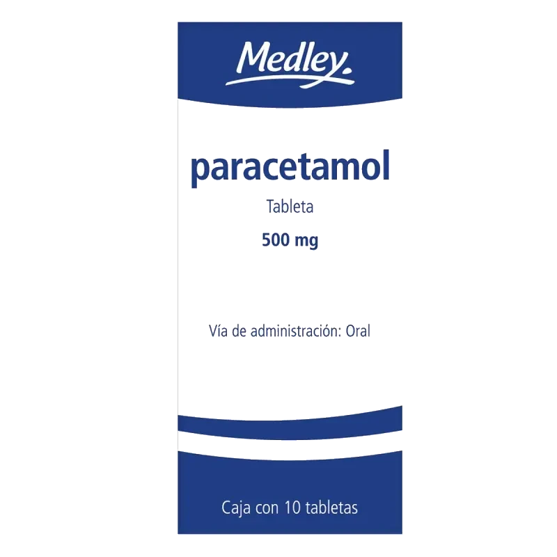 PARACETAMOL 500 MG 10 TAB   LGEN