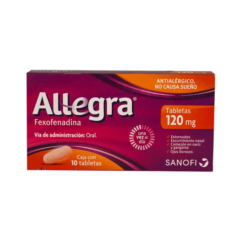 ALLEGRA 10 COMP 120 MG