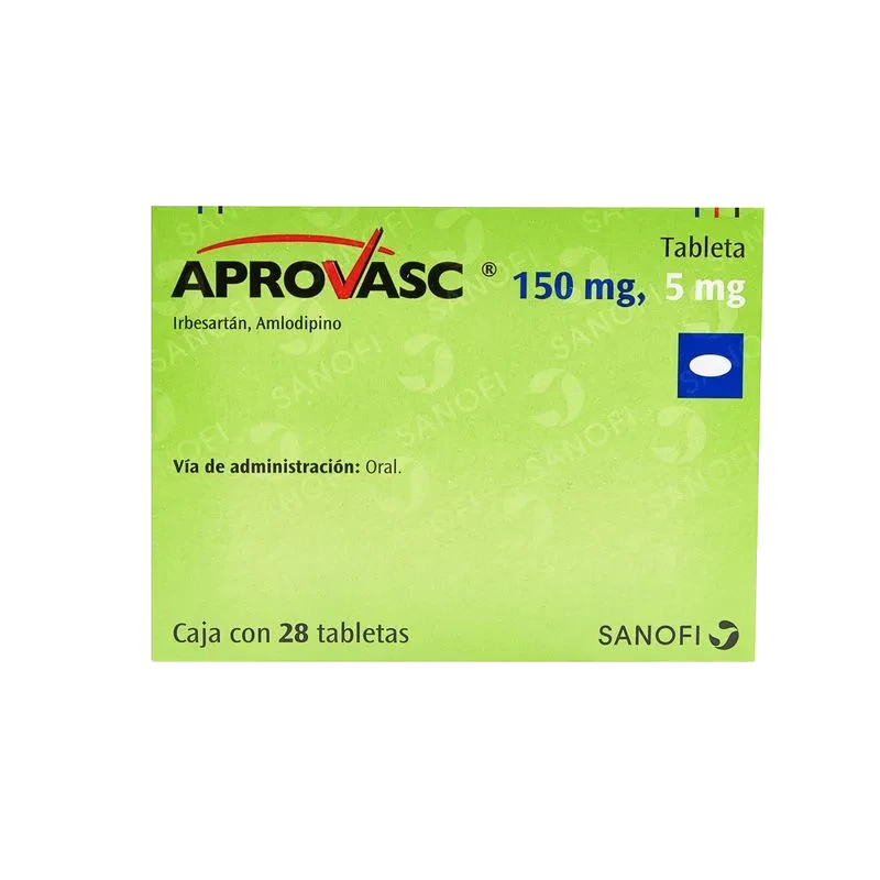 Aprovasc 150/5 Mg 28 Tabletas