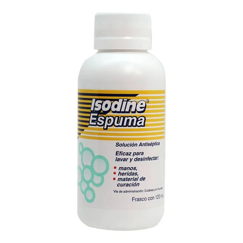 ISODINE 1 SOL ESPUMA 120 ML