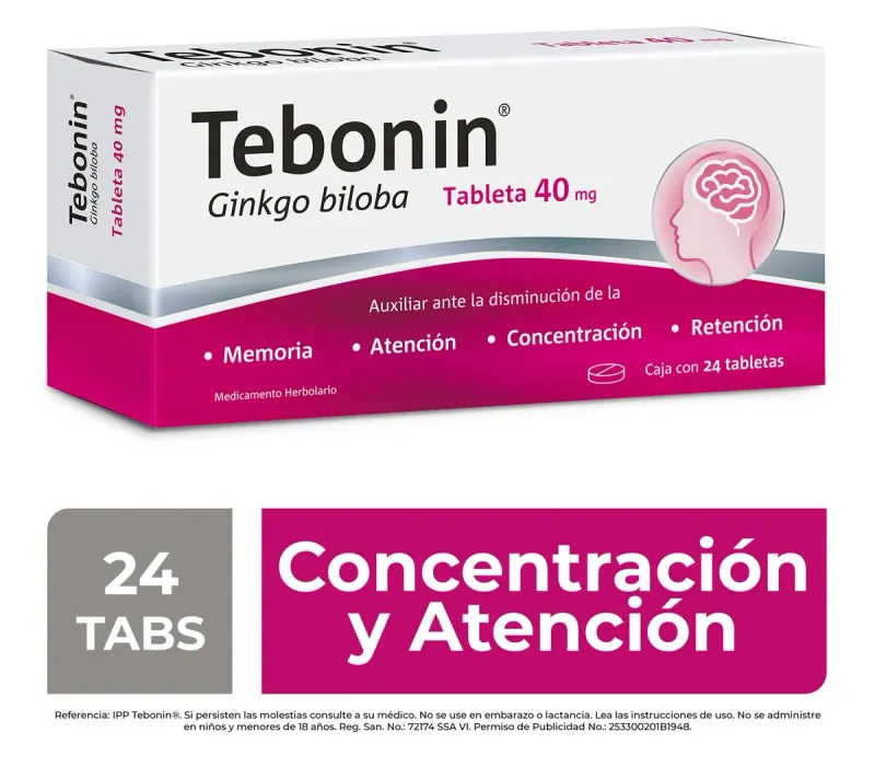 TEBONIN 40 MG 24 TAB