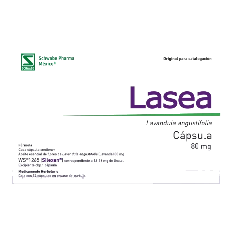 Lasea 80 Mg 14 Cápsulas