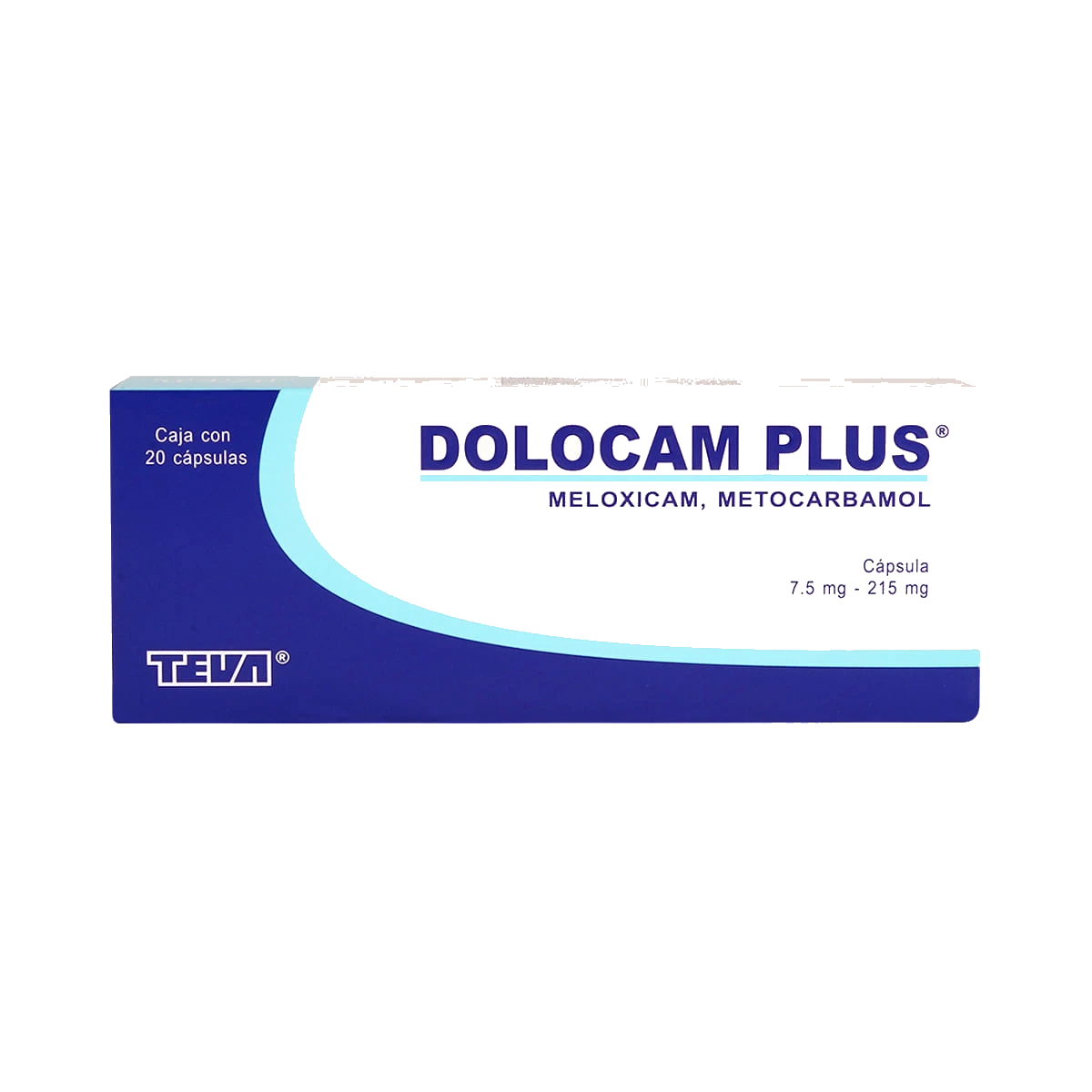 Dolocam Plus 7.5/215 Mg 20 Cápsulas