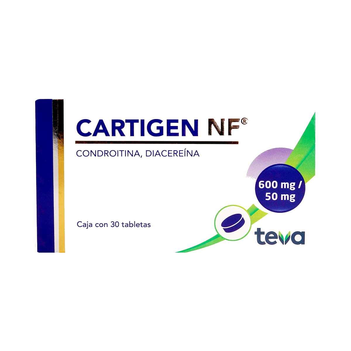 CARTIGEN NF 600/50MG TAB. C/30 *RIM*
