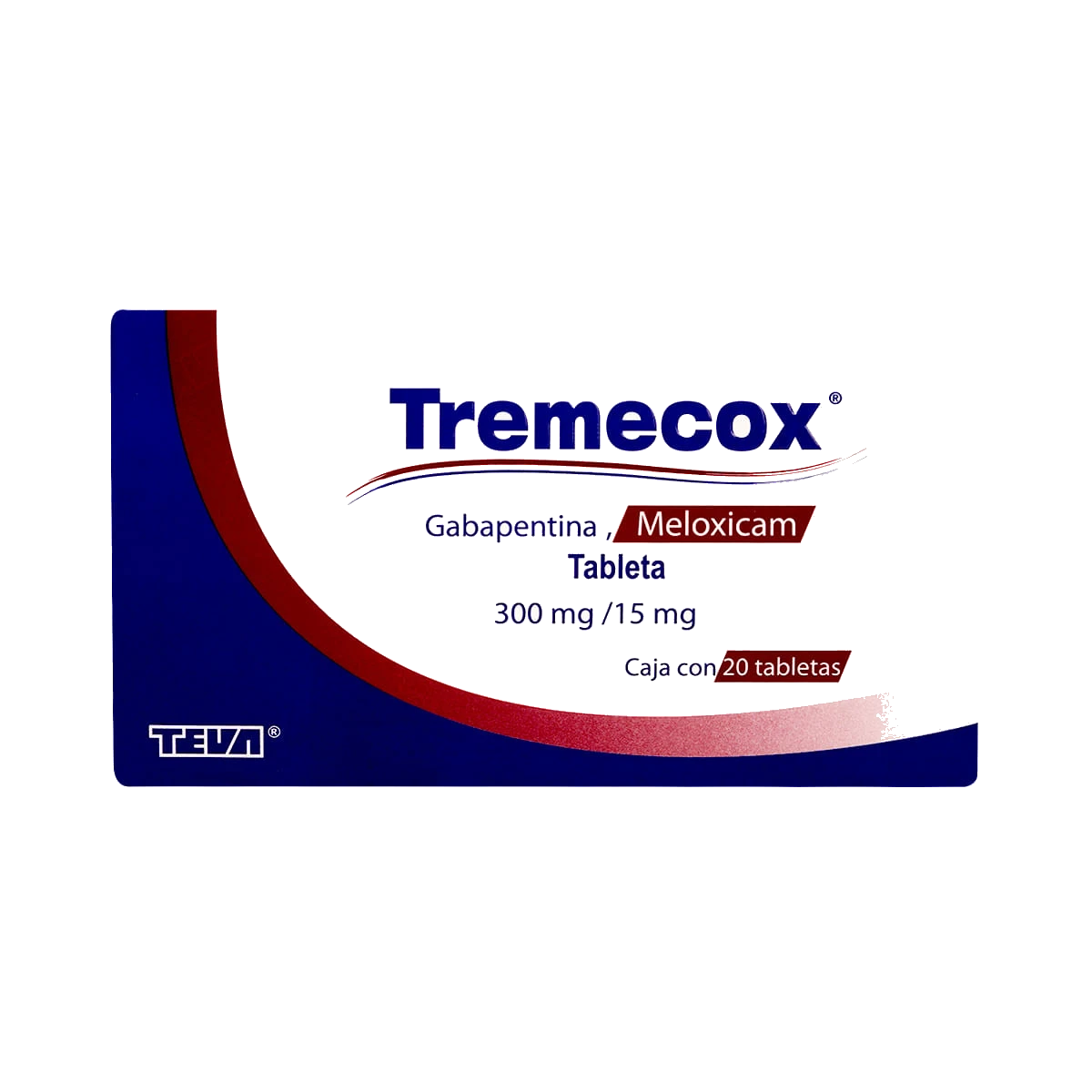 Tremecox 300/15 Mg 20 Tabletas