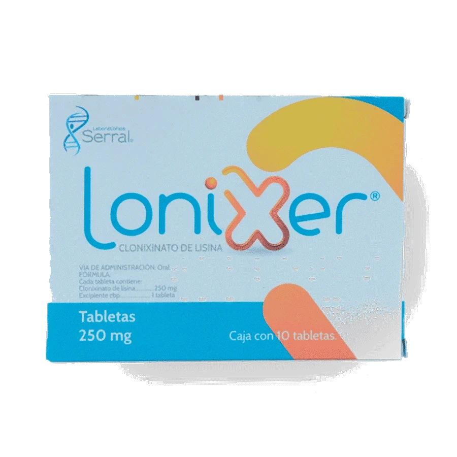 LONIXER (CLONIXINATDELISINA250MG) 10TABS