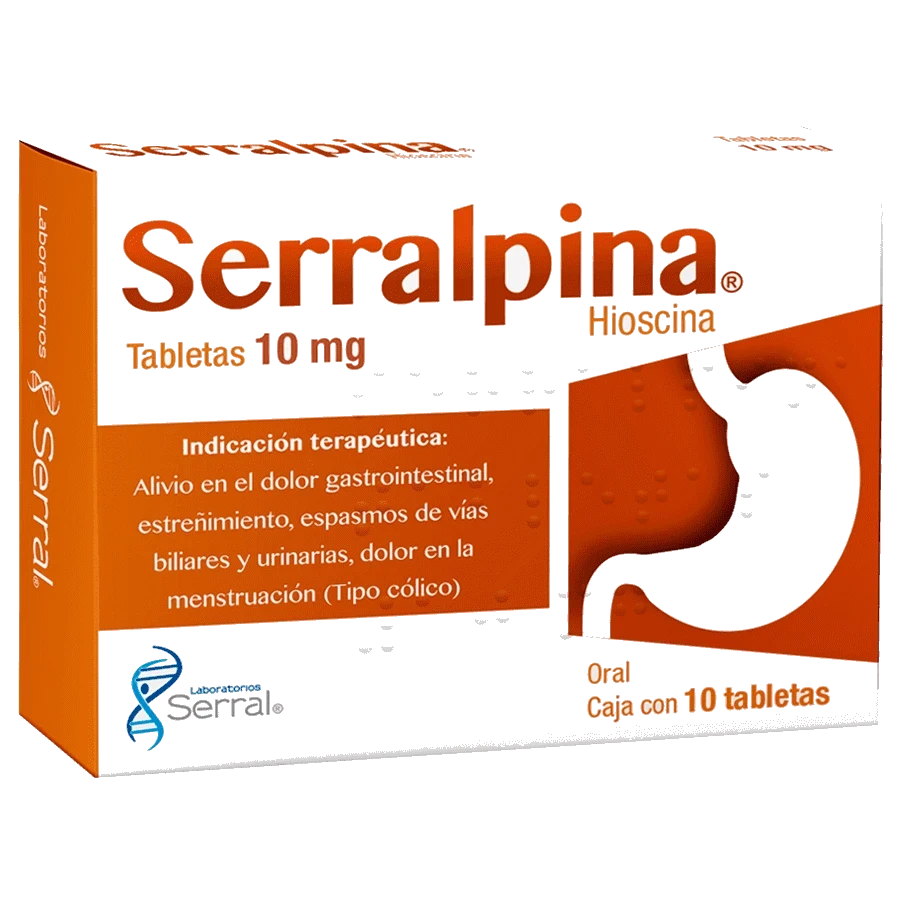 SERRALPINA (HIOSCINA 10MG) 10TABS