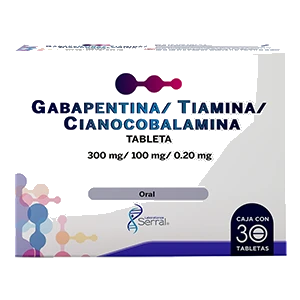 GABAPENTINA/ TIAMINA/ CIANOCOBALAMINA SERRAL