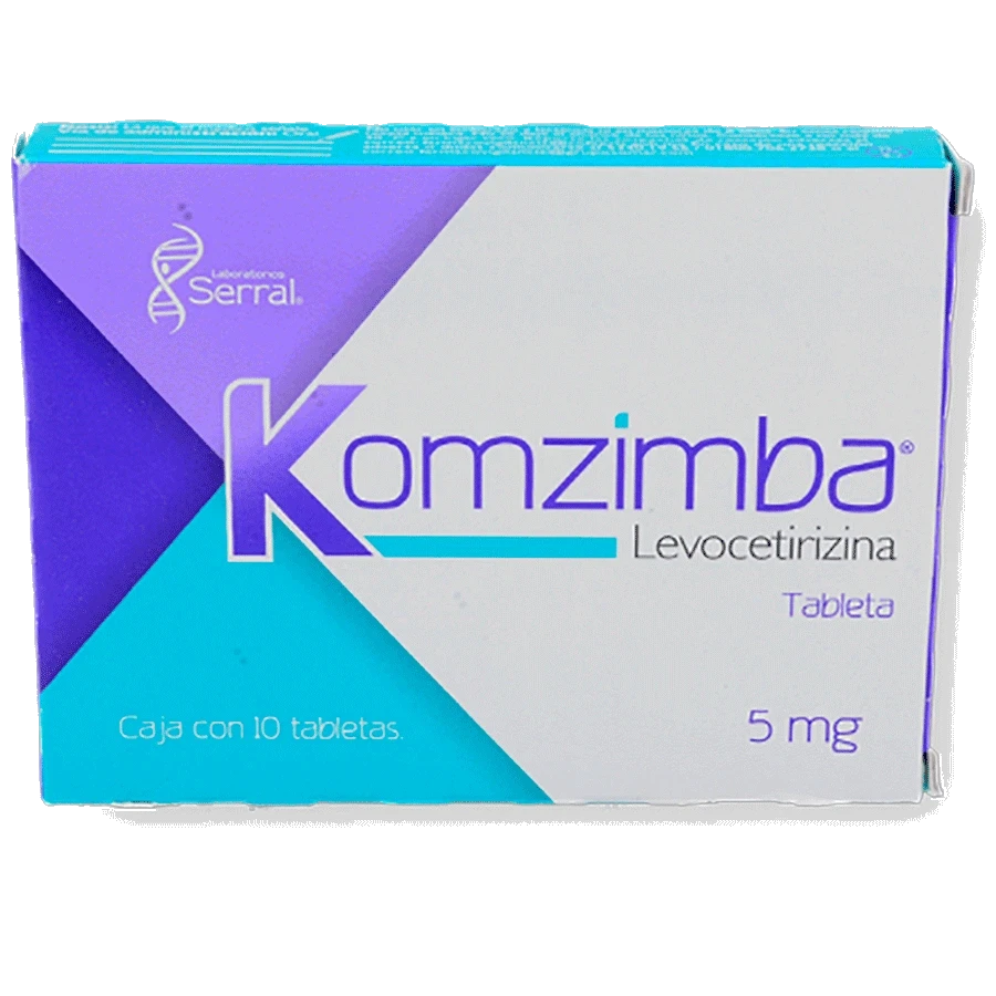 KOMZIMBA (LEVOCETIRIZINA 5MG) 10TABS