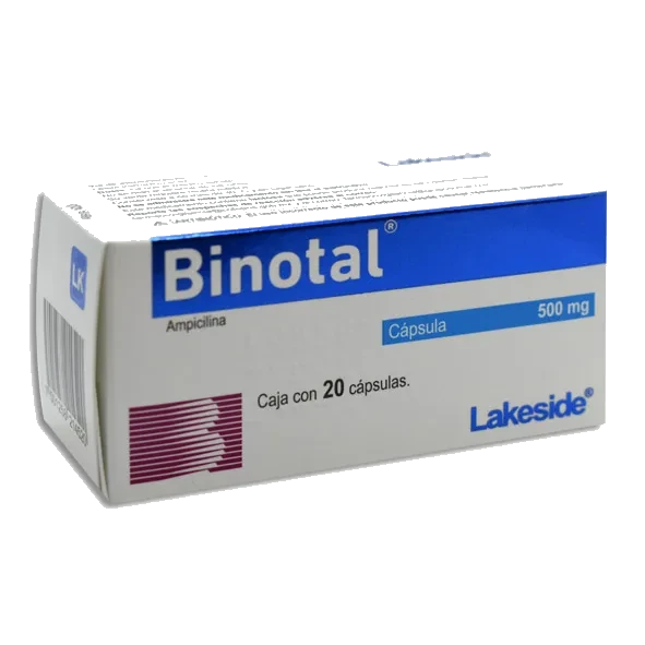 BINOTAL (AMPICILINA) 500 MG C/20 CAPS