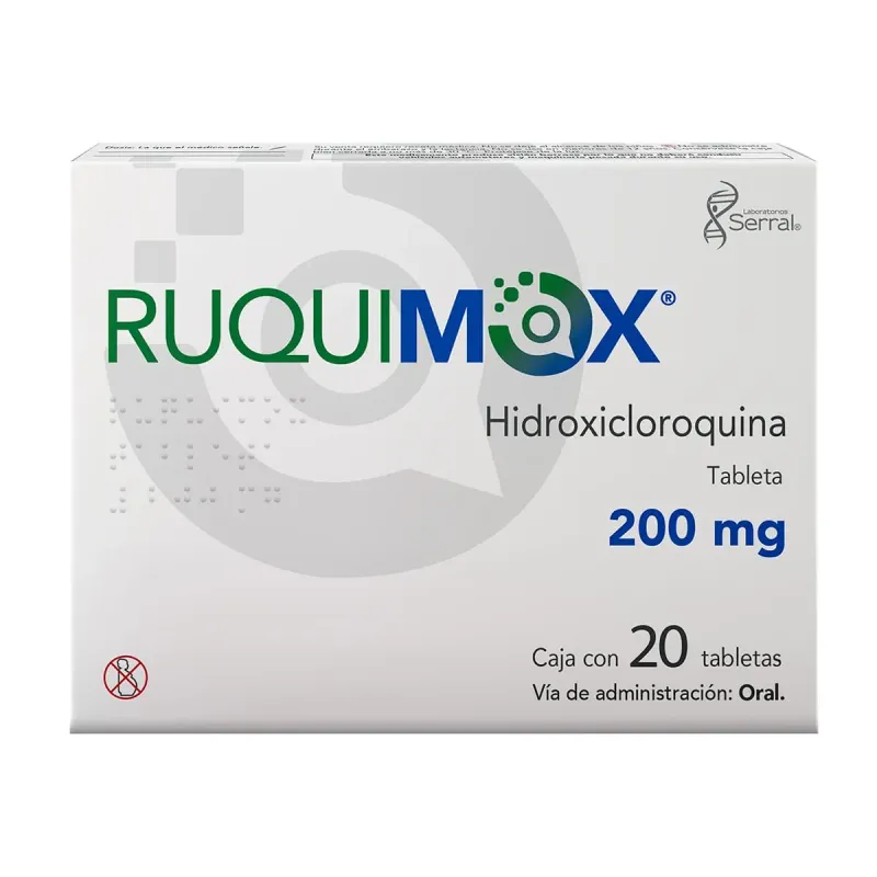 RUQUIMOX (HIDROXICLOROQUINA 200MG) 20TAB
