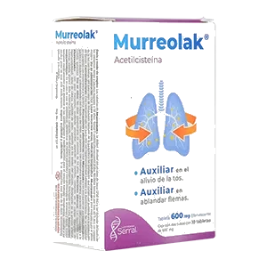 MURREOLAK 20 TAB EFERVECENTES 600 MG