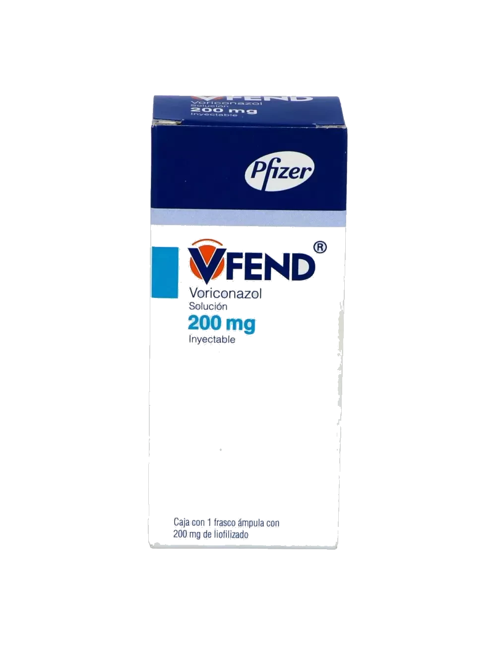 Vfend Solución Inyectable I.V. 200 Mg
