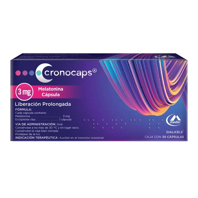 CRONOCAPS 3 MG 30 CAPS