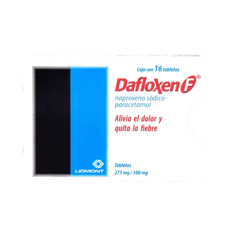 Dafloxen F 275/300 Mg 16 Tabletas