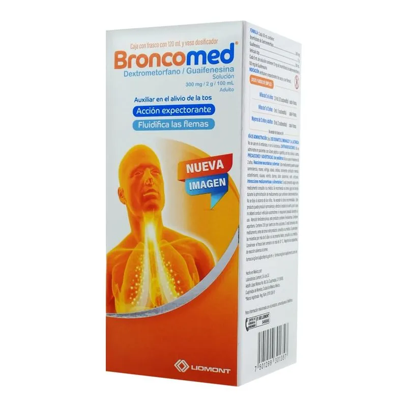 BRONCOMED 300MG/2GR/100ML SOLUC. 120ML *LIO*