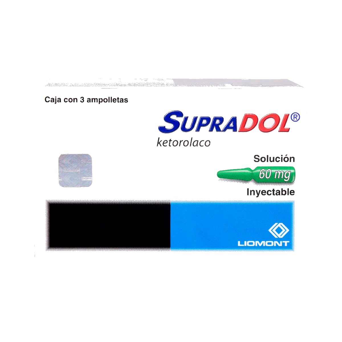 SUPRADOL I.M/I.V 3 AMP 60 MG