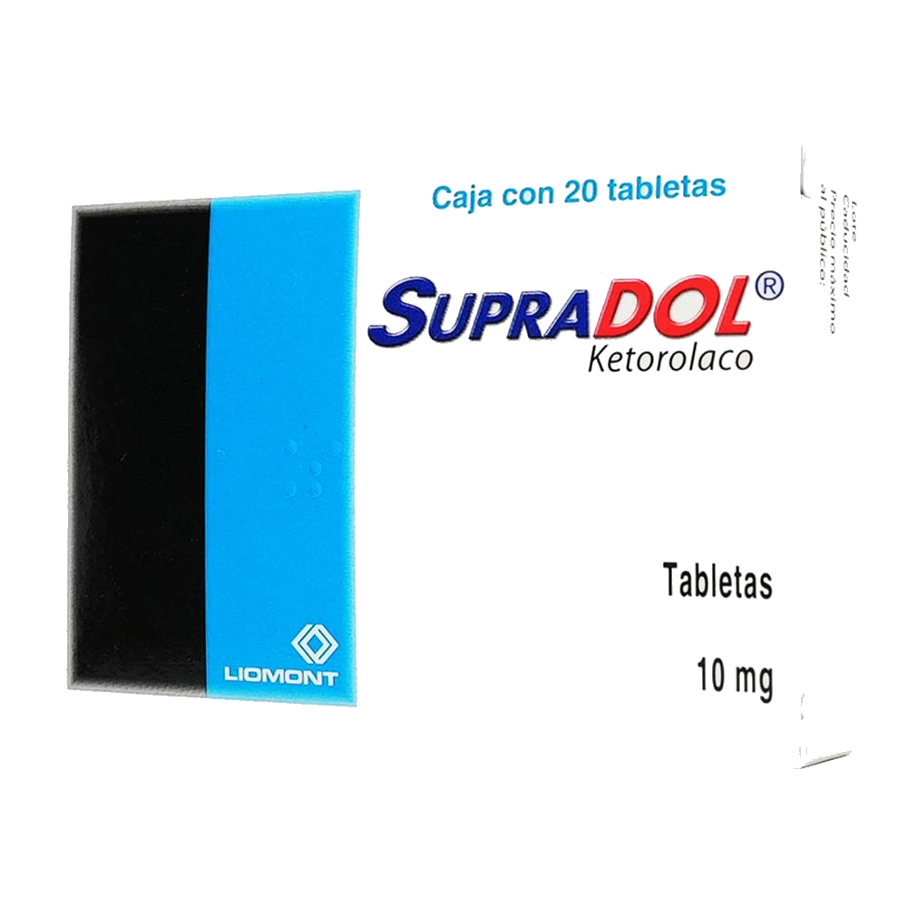 Supradol 10 Mg 20 Tabletas