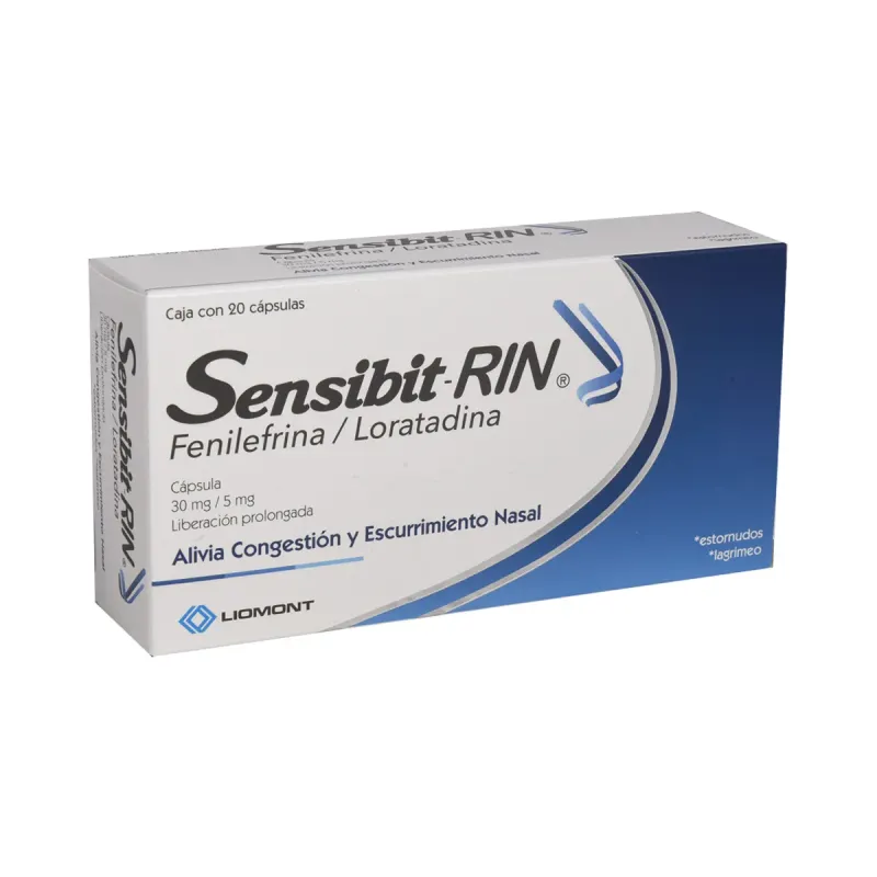 SENSIBIT-RIN 30MG/5MG CAP C/20 *LIO*