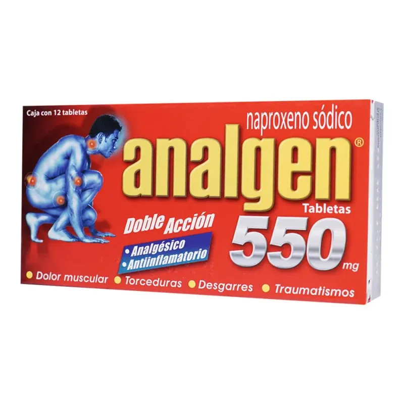 ANALGEN 550 MG 12 TAB