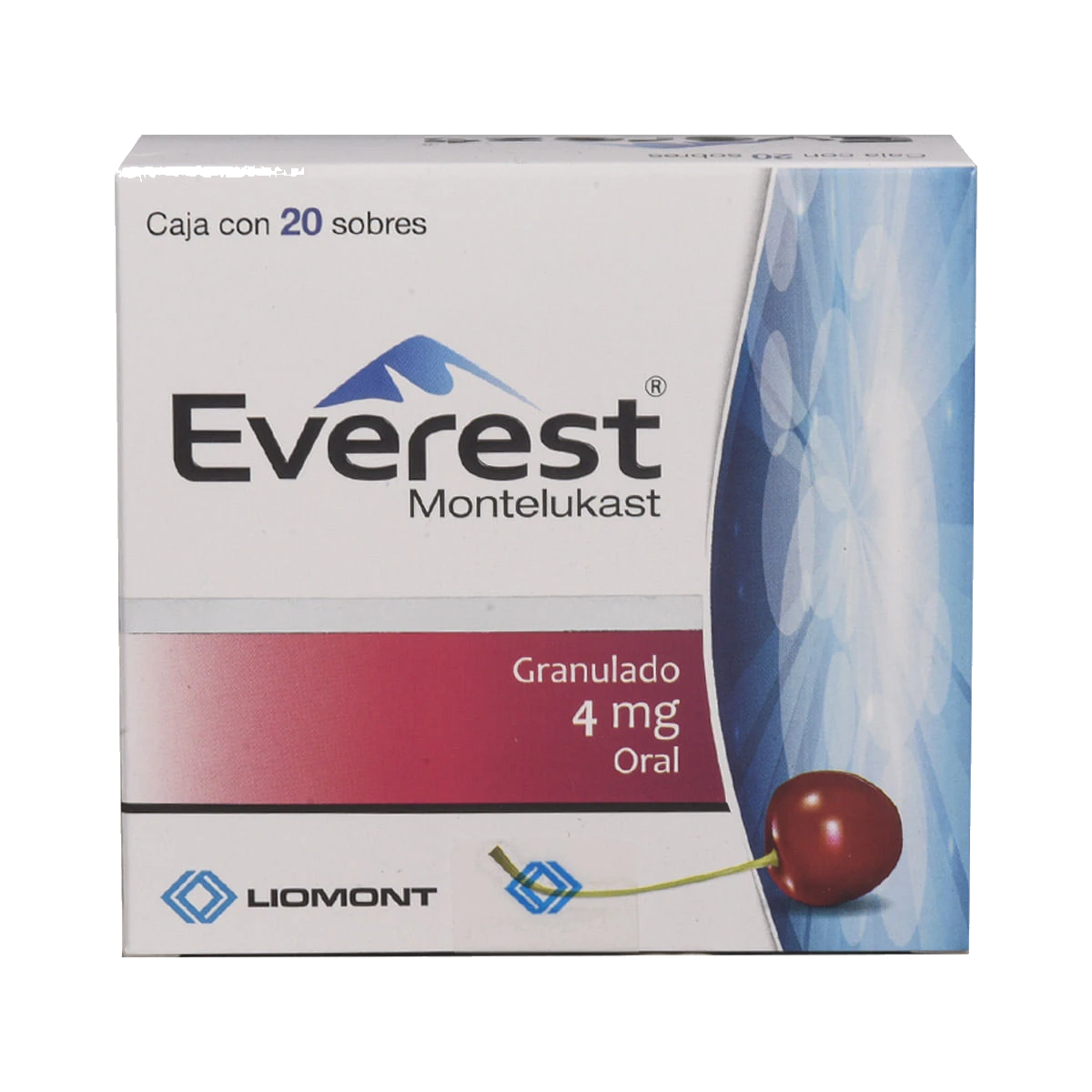 EVEREST-M MONTELUKAST 20 SOB 4 MG