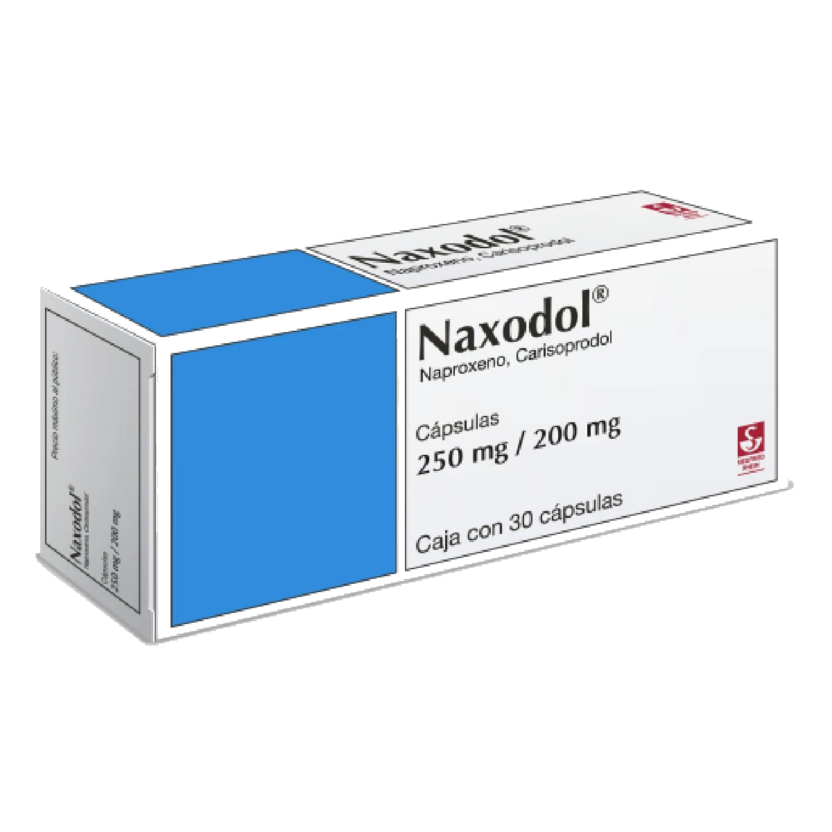 Naxodol De 250 mg Con 30 Cápsulas