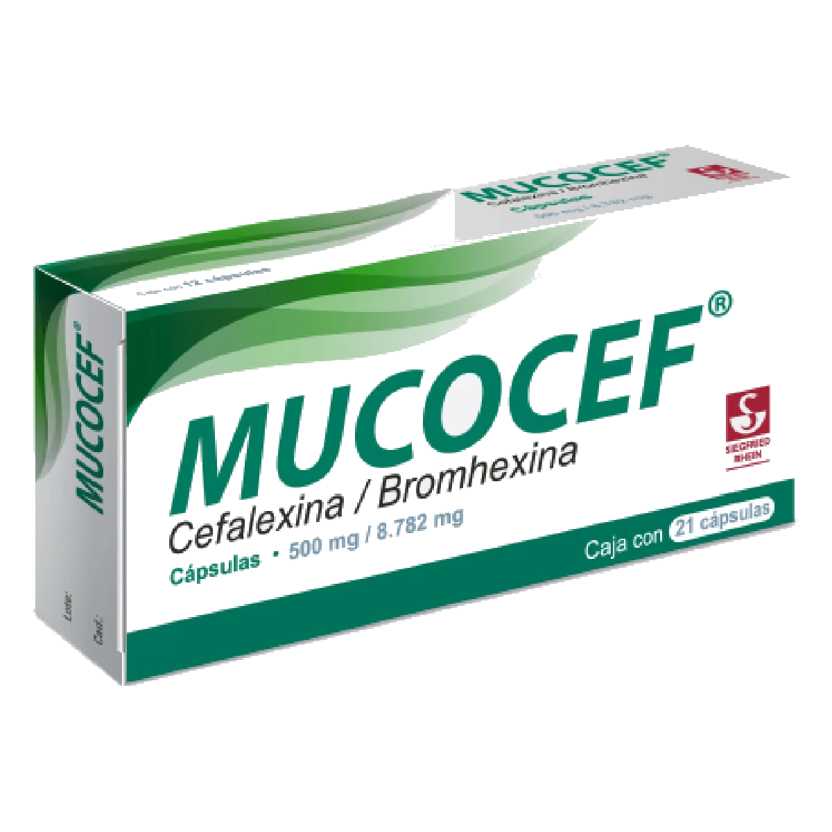 Mucocef 500/8.782 Mg 21 Cápsulas