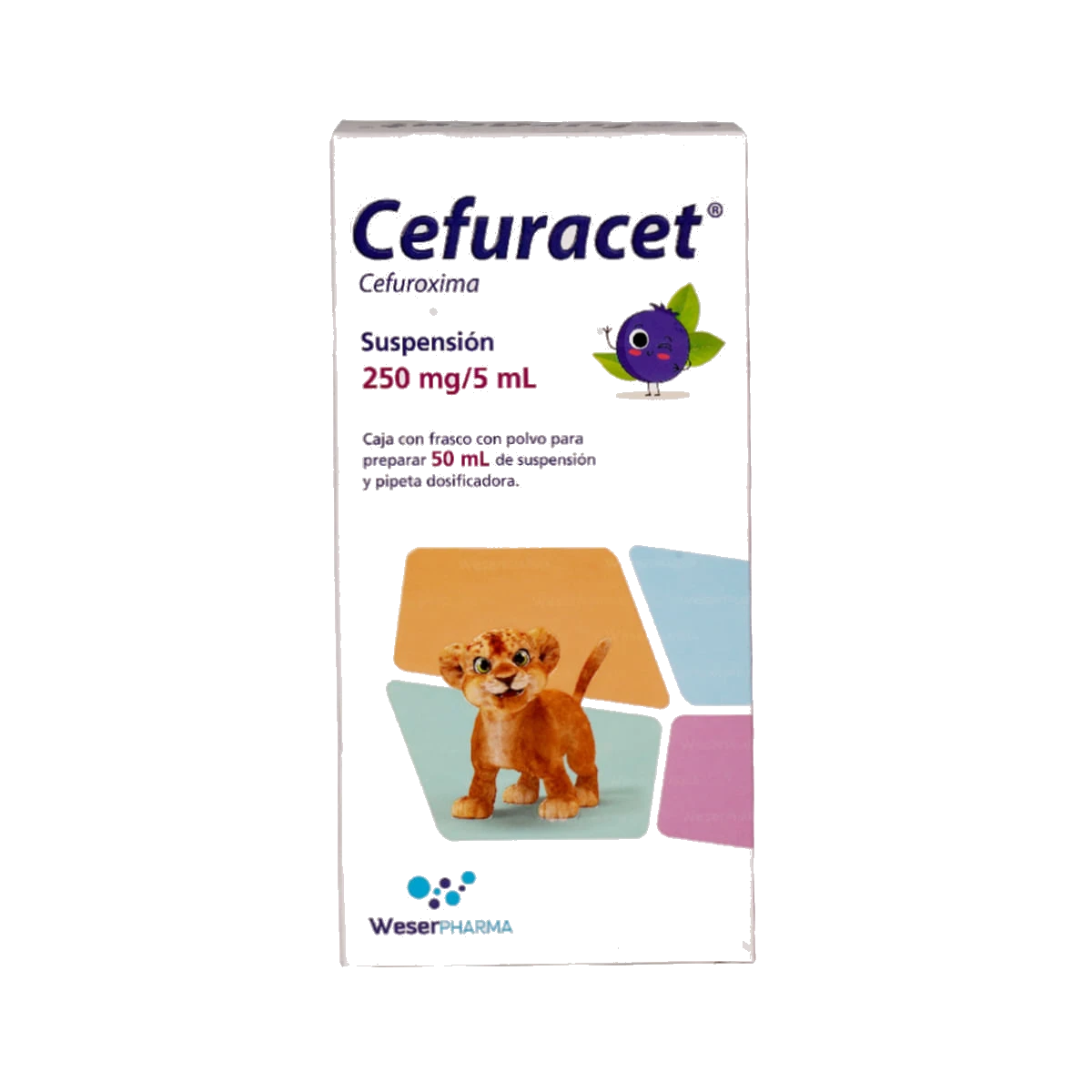 CEFURACET 1 SUSP 250MG/5ML 50ML