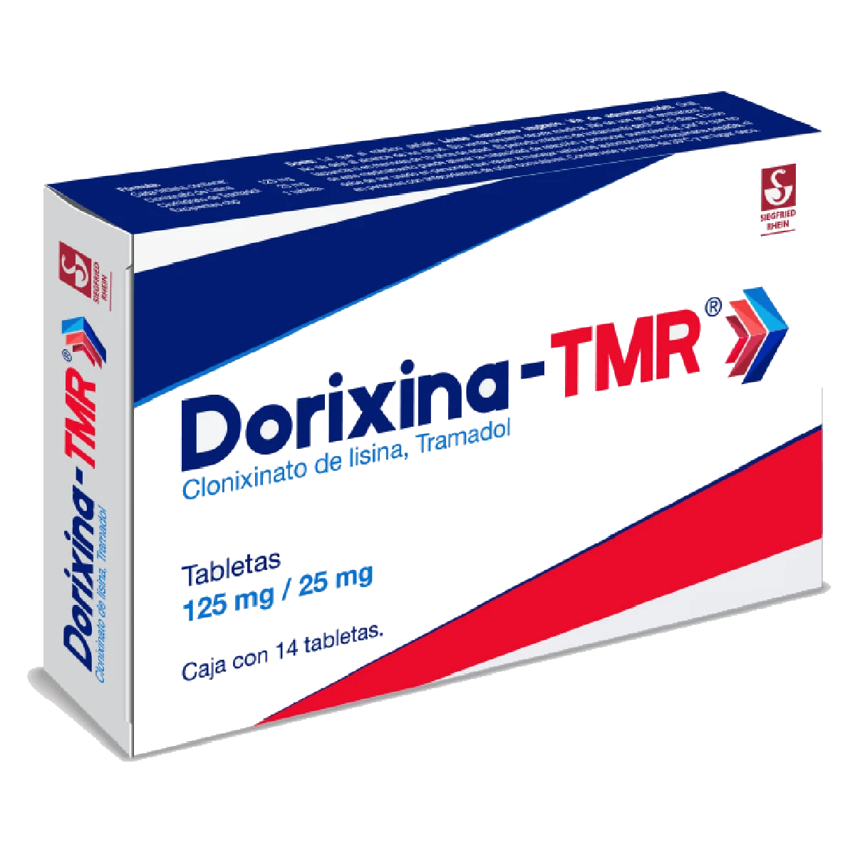 Dorixina-TMR 125/25 Mg 14 Tabletas